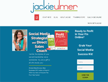 Tablet Screenshot of jackieulmer.com